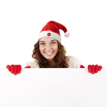 [lux.pro] Cappello Babbo Natale che Canta e Balla 39 cm x Ø 22cm Beretto Natale a Pile