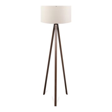 Lampada da Terra 'Newport' - Altezza 140 cm - Piantana Tripode Lampada a Treppiedi con Paralume in PVC / Tessuto - Vari Colori - lux.pro