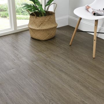 Piastrelle Adesive in PVC (7 listoni = 0,975 m²) Laminato Vinilico Fai da Te Pavimentazione Autoadesiva Rivestimento per Spazi Interni - Rovere Chiaro Medio