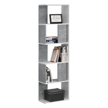 Libreria a 5 Ripiani 159 x 45 x 23,5 cm Scaffale in Design Moderno Mobile Portaoggetti per Soggiorno - Vari Colori