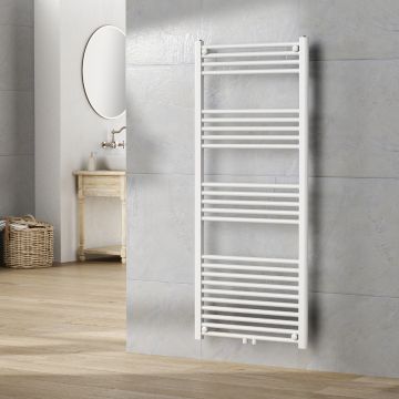 Scaldasalviette da Parete Voss 140 x 60 cm Bianco [neu.haus] 