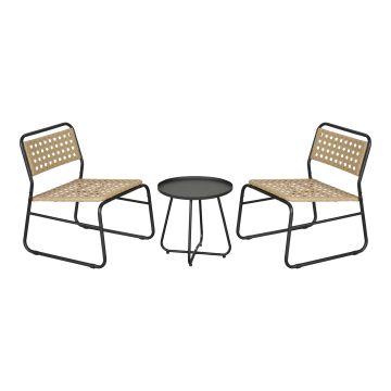 Set da Bistrot Brienza Tavolino e 2 Sedie - Beige casa.pro 