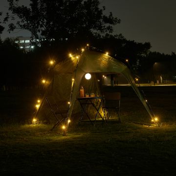 Gazebo pop-up Barendrecht con Illuminazione a LED - Verde pro.tec 