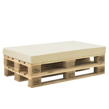 [neu.haus] Fodera per Cuscini e Spugne 120 x 80 x 10 cm Rivestimento Uso Interno Esterno Beige