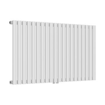 Termosifone Nore ad Acqua Calda Pannello Singolo con Elementi Tubolari 60 x 120 cm - Bianco [neu.haus] 