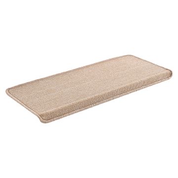 Set da 15 Tappeti Coprigradini per Scale Interne - Rettangolare - Beige [en.casa]